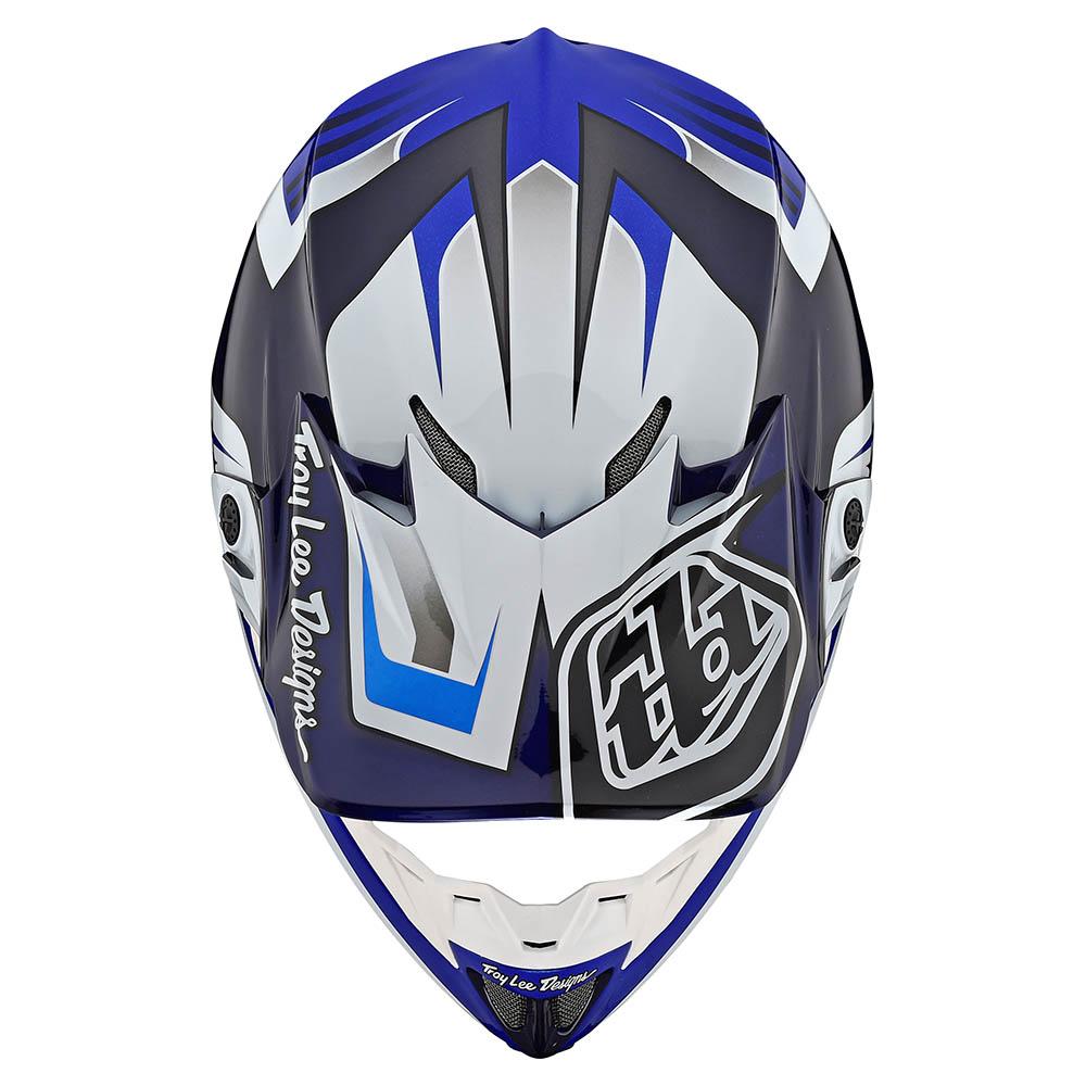 Casque SE4 Carbon Flash Bleu / Blanc