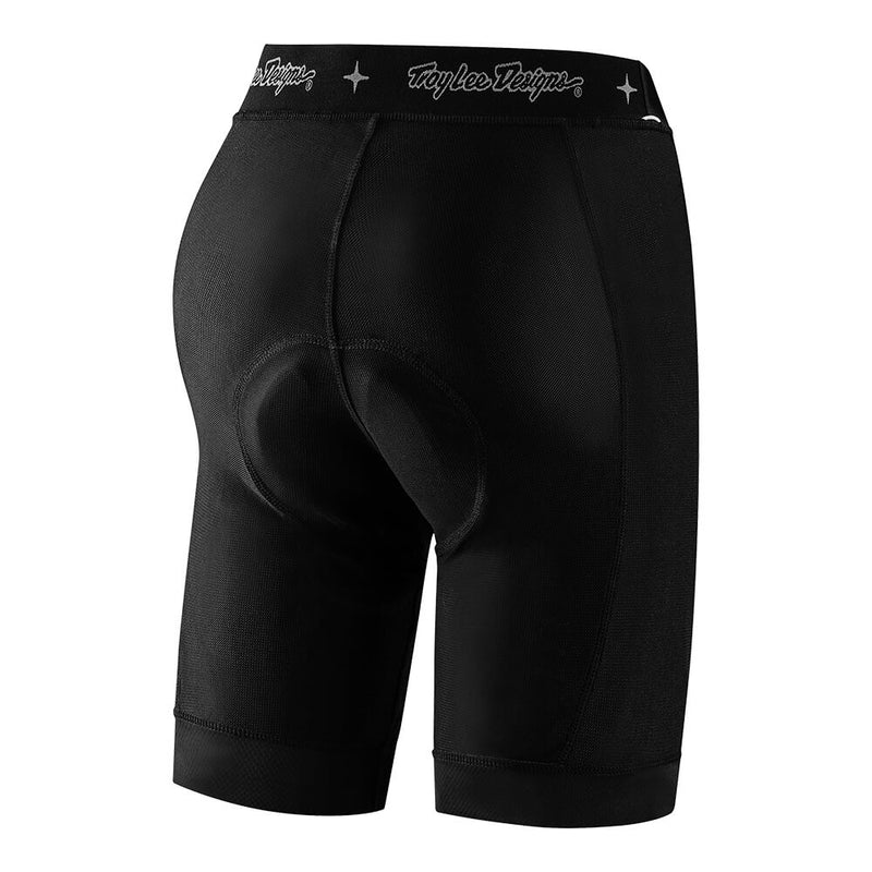 Sous-vêtements courts premium pour femmes, noir uni