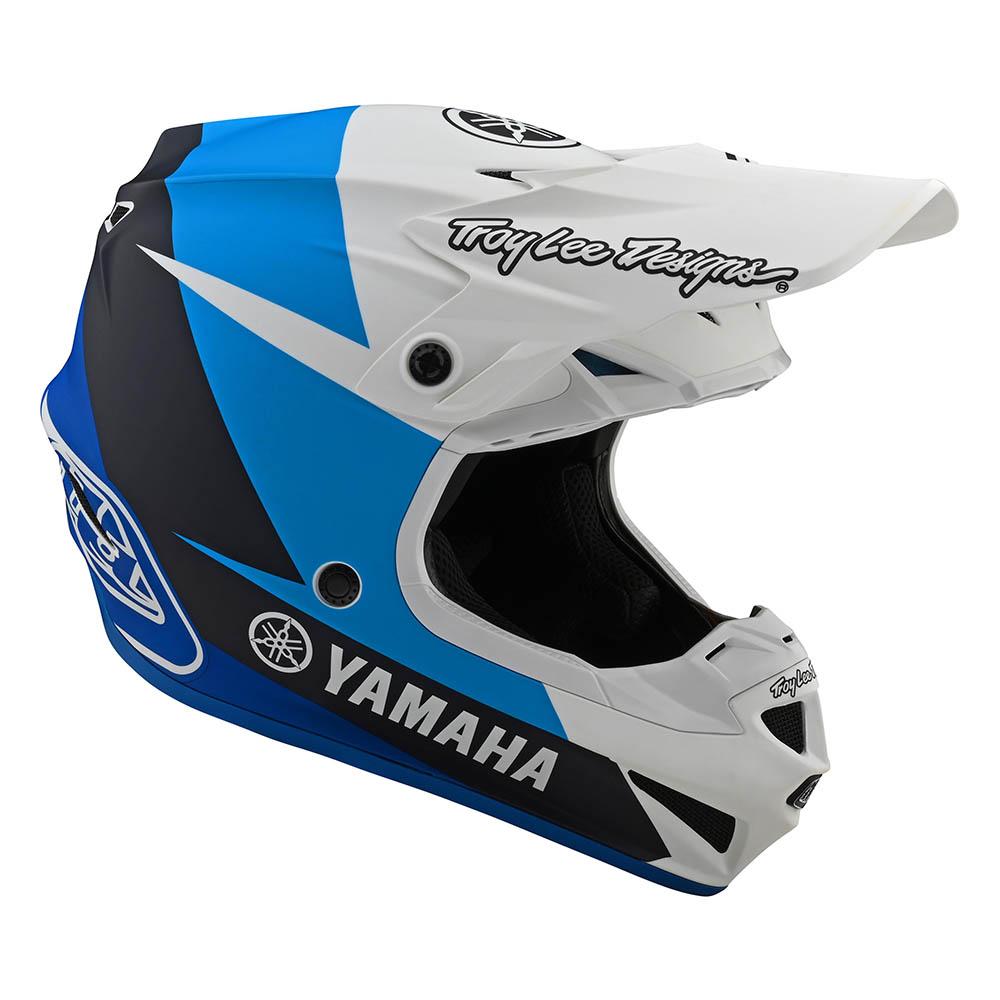 SE4 Polyacrylite Helmet TLD Yamaha L4 White / Blue