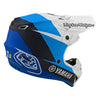 Casque SE4 Polyacrylite TLD Yamaha L4 Blanc / Bleu