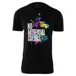 T-shirt à manches courtes noir sans colorants artificiels