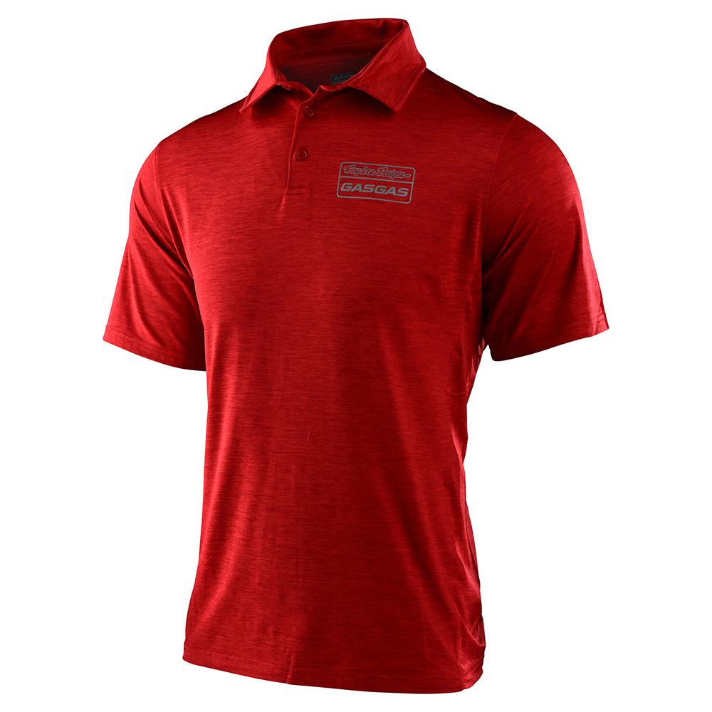 Polo Shirt 2021 TLD GasGas Team Red
