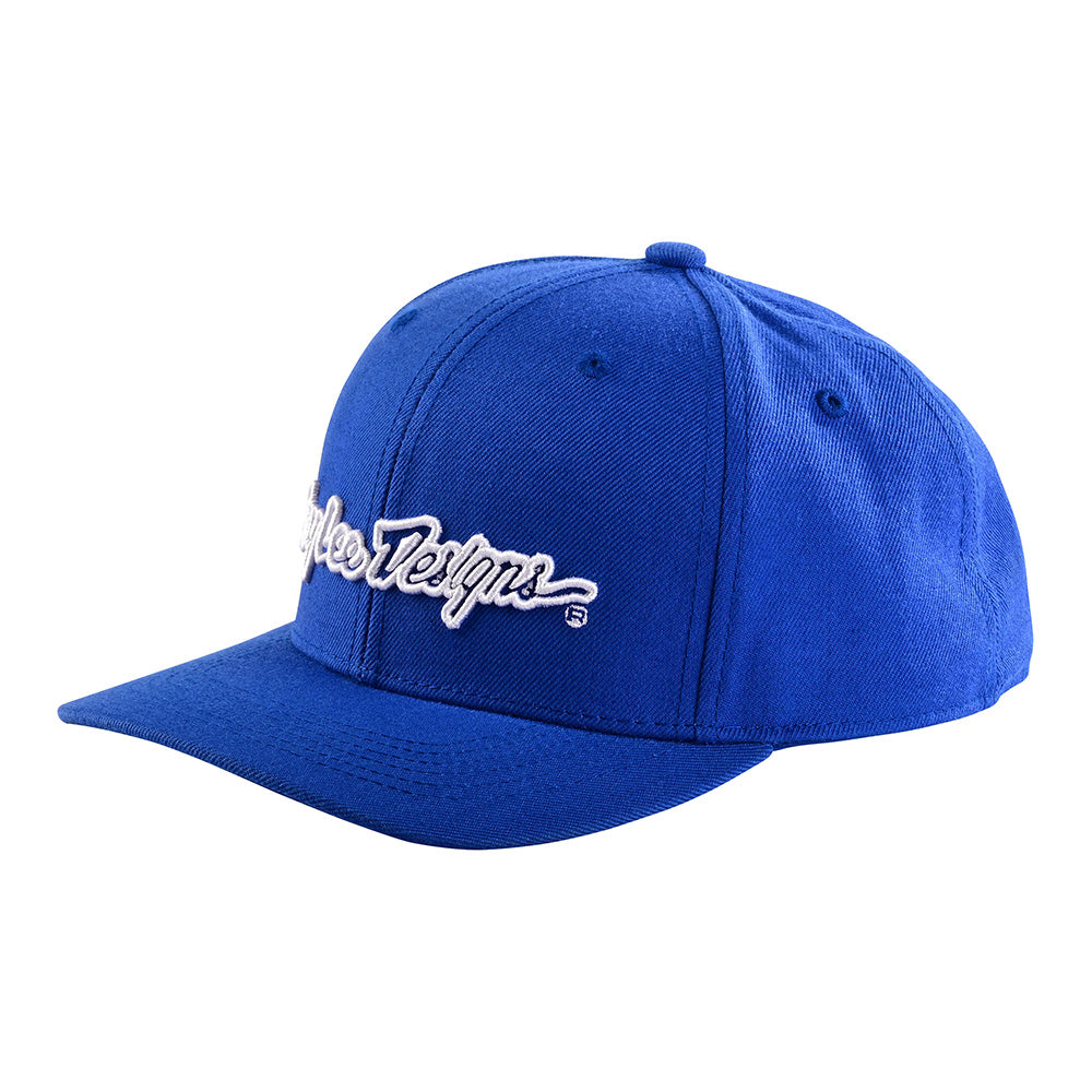 Casquette Snapback Signature Bleu/Blanc