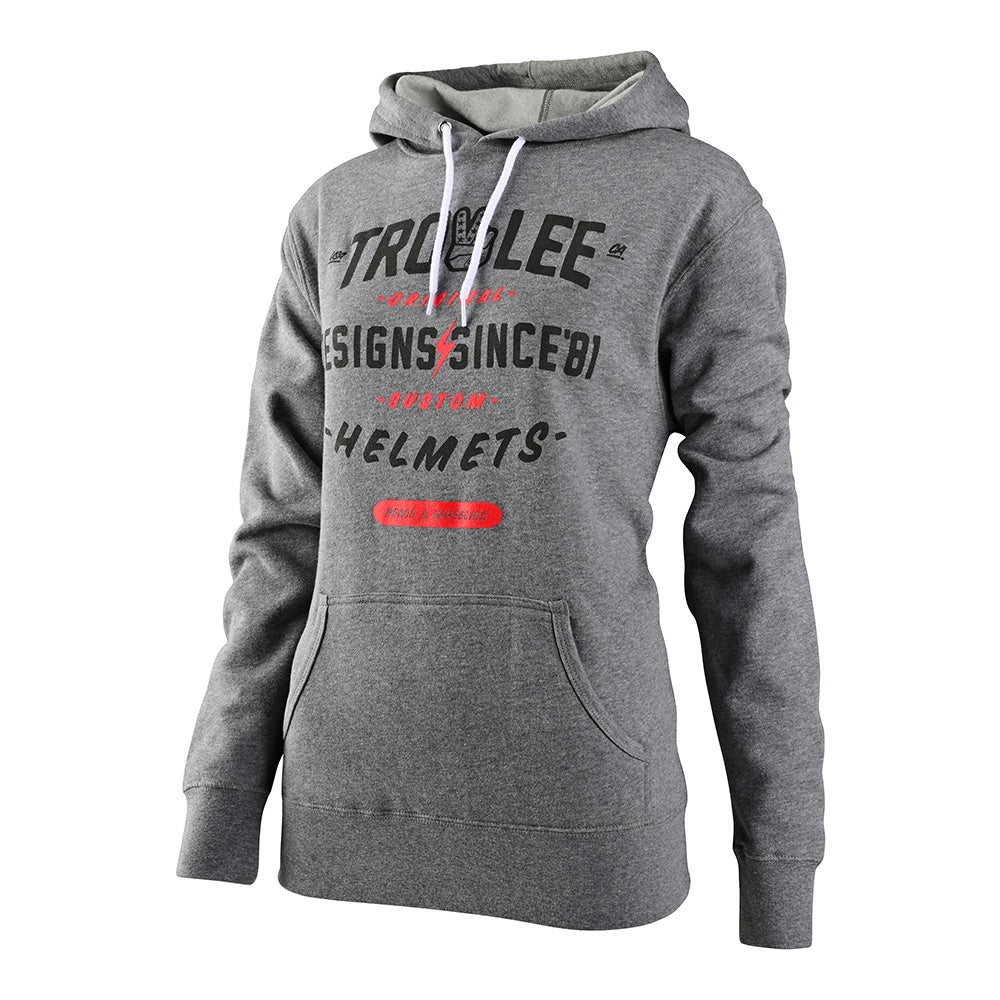 Womens Pullover Hoodie Roll Out Deep Heather