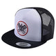 Snapback Hat 40Th Piston Bone Black