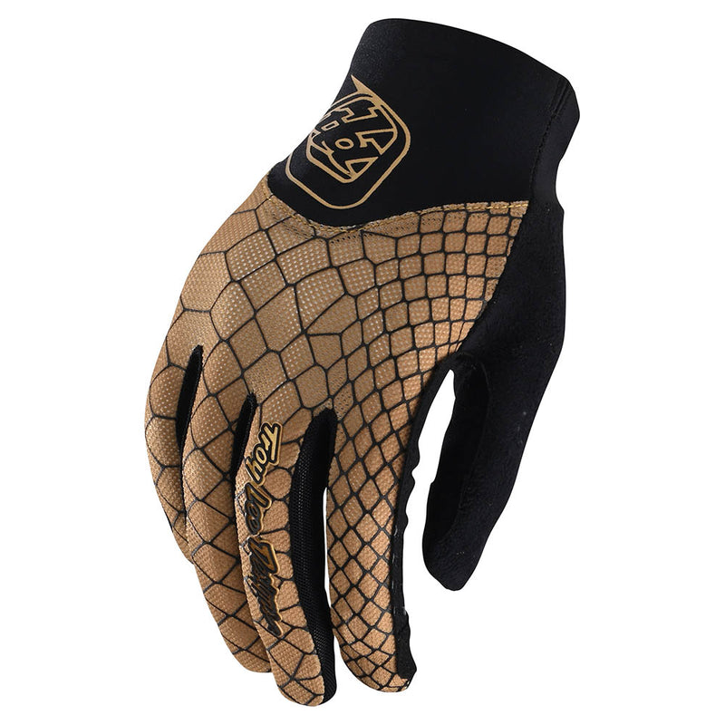 Womens Ace Glove Snake Gold