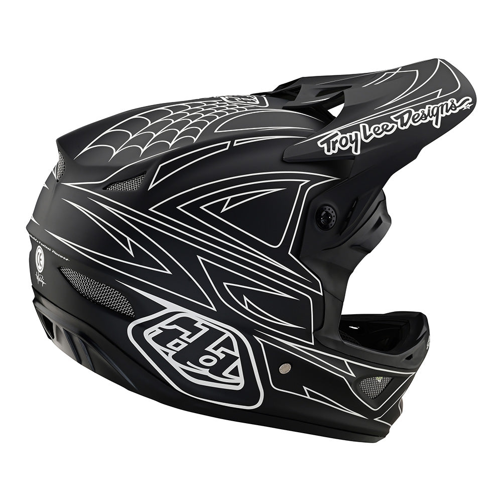 D3 Fiberlite Helmet Spiderstripe Black – Troy Lee Designs Canada