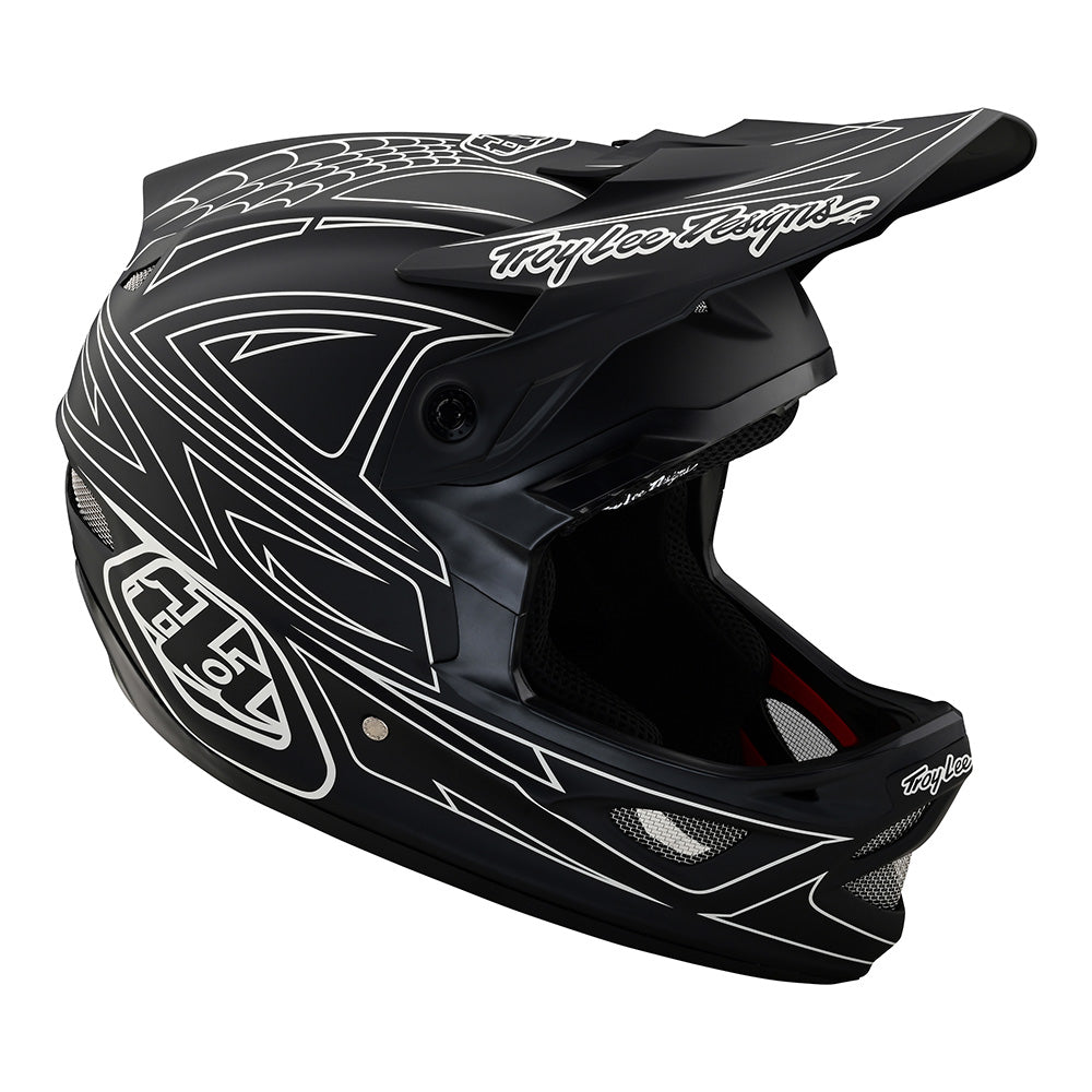 Casque D3 Fiberlite Spiderstripe Noir