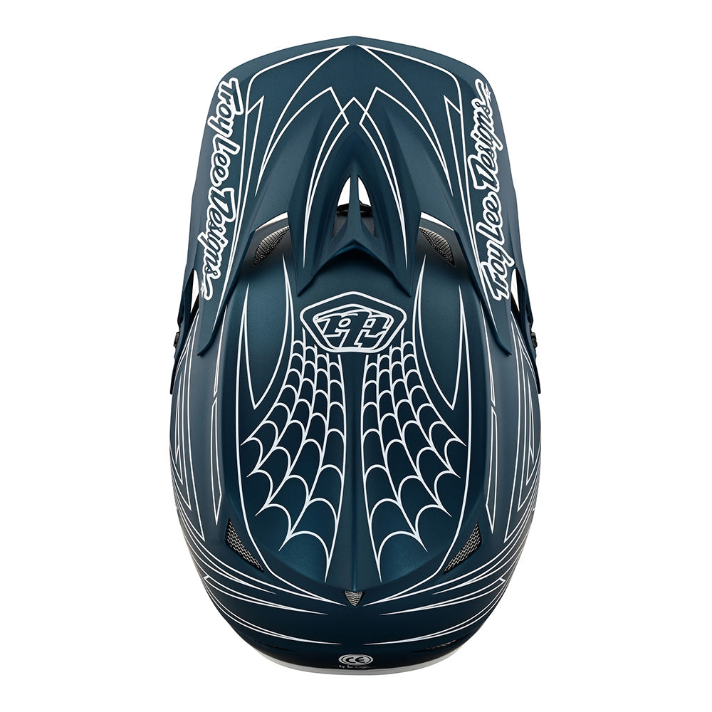 D3 Fiberlite Helmet Spiderstripe Blue – Troy Lee Designs Canada
