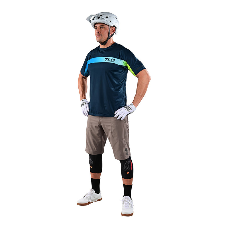 Skyline SS Jersey Jet Fuel Slate Blue