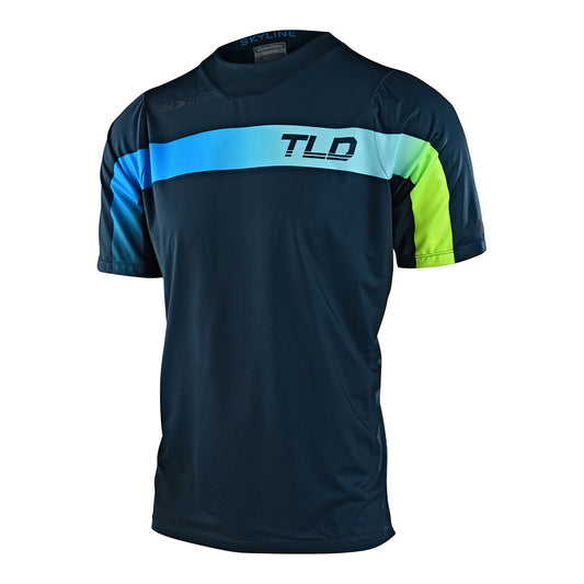 Maillot Skyline SS Jet Fuel bleu ardoise