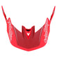 D4 Visor Shadow Glo Red