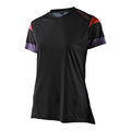 Maillot de rugby Lilium SS pour femme, noir