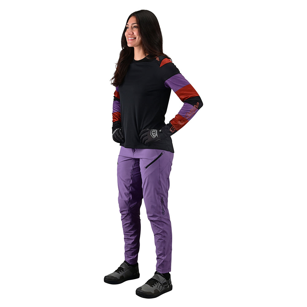 Maillot de rugby Lilium LS pour femme, noir