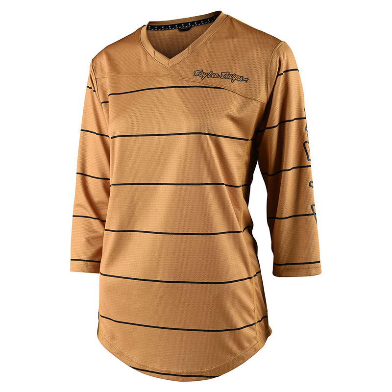 Womens Mischief Jersey Pinstripe Honey