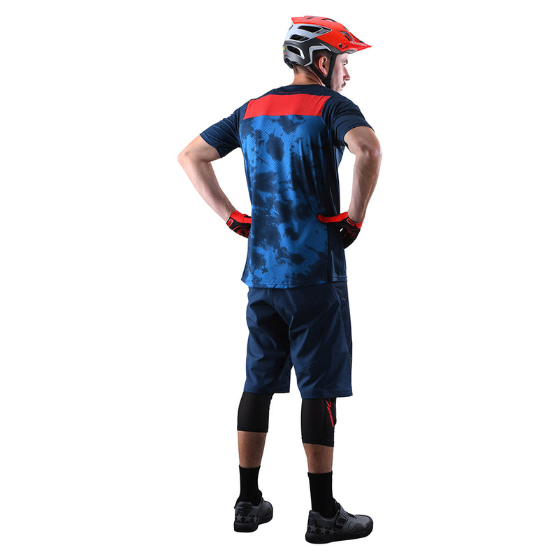 Short Skyline sans doublure bleu marine uni