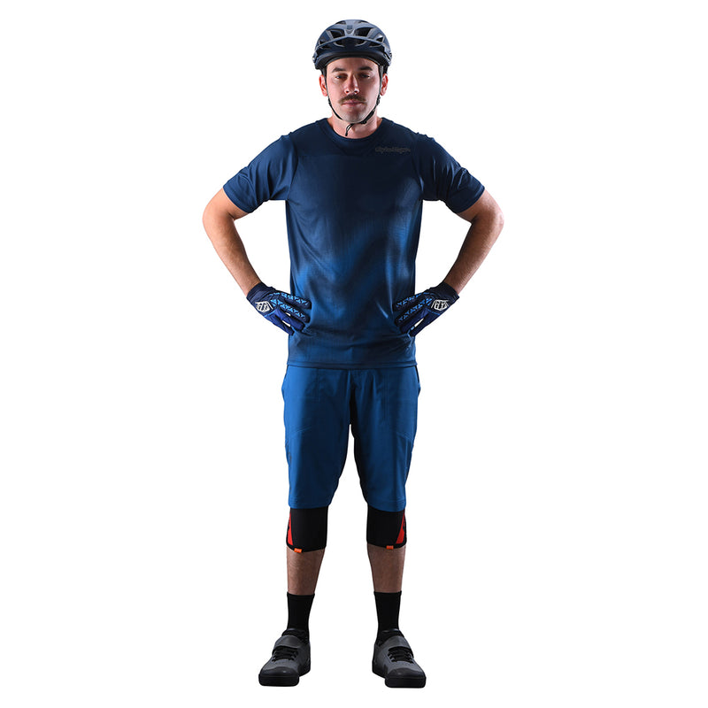 Short Skyline sans doublure bleu ardoise uni