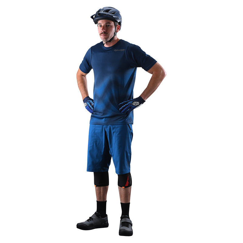 Short Skyline sans doublure bleu ardoise uni