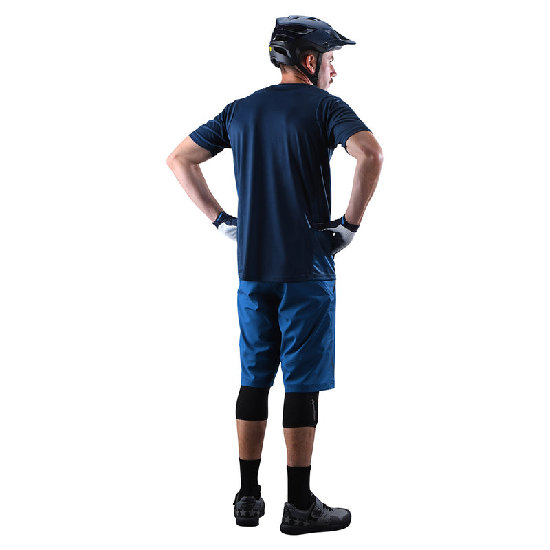 Short Skyline sans doublure bleu ardoise uni
