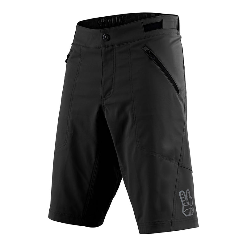 Short Skyline sans doublure noir uni