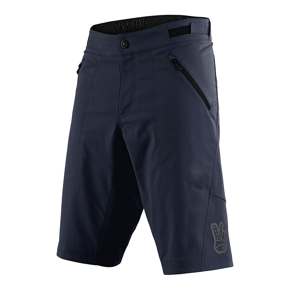 Short Skyline sans doublure bleu marine uni