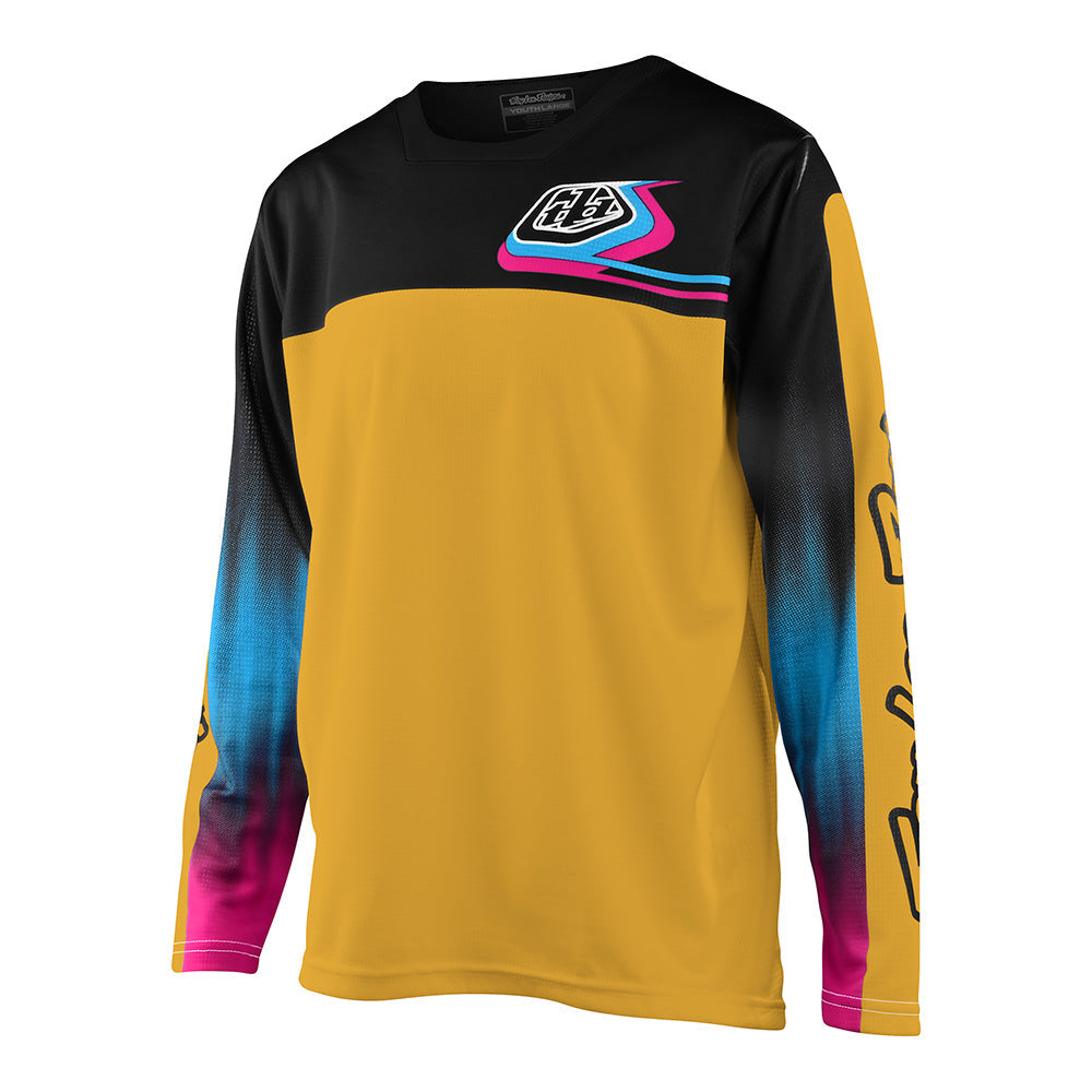Youth Sprint Jersey Jet Fuel Golden