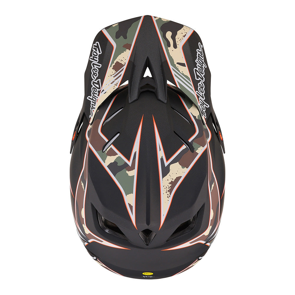 D4 Composite Helmet Matrix Camo Army Green