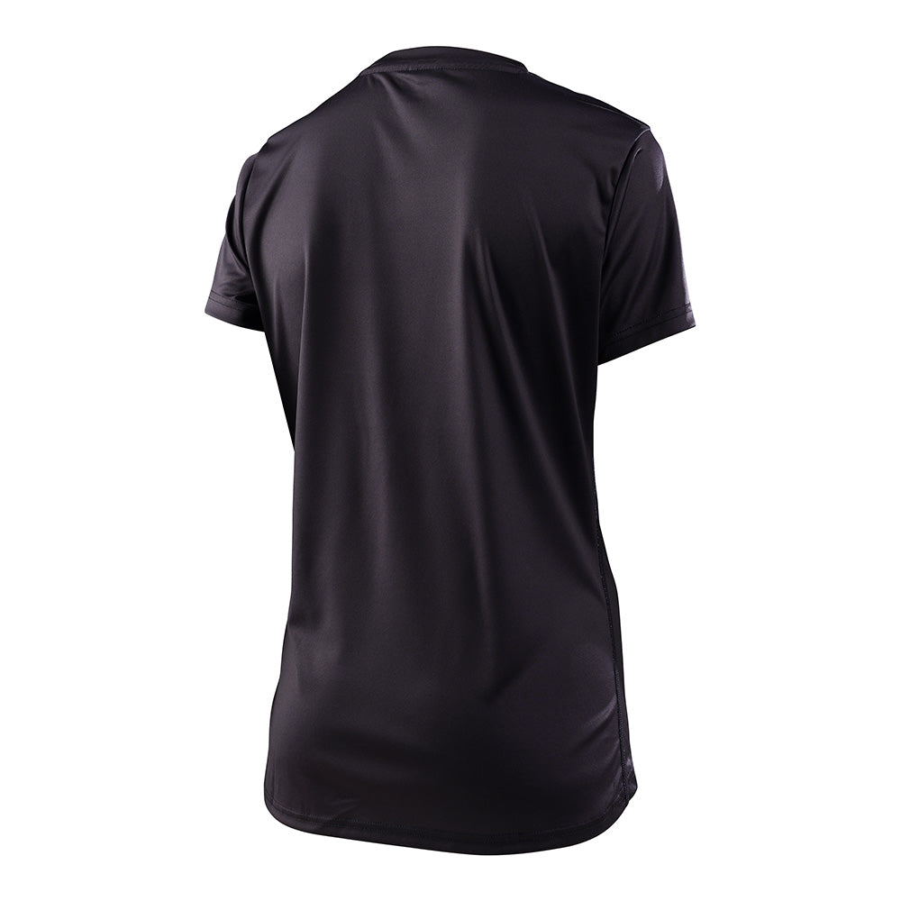 Womens Lilium SS Jersey Solid Black