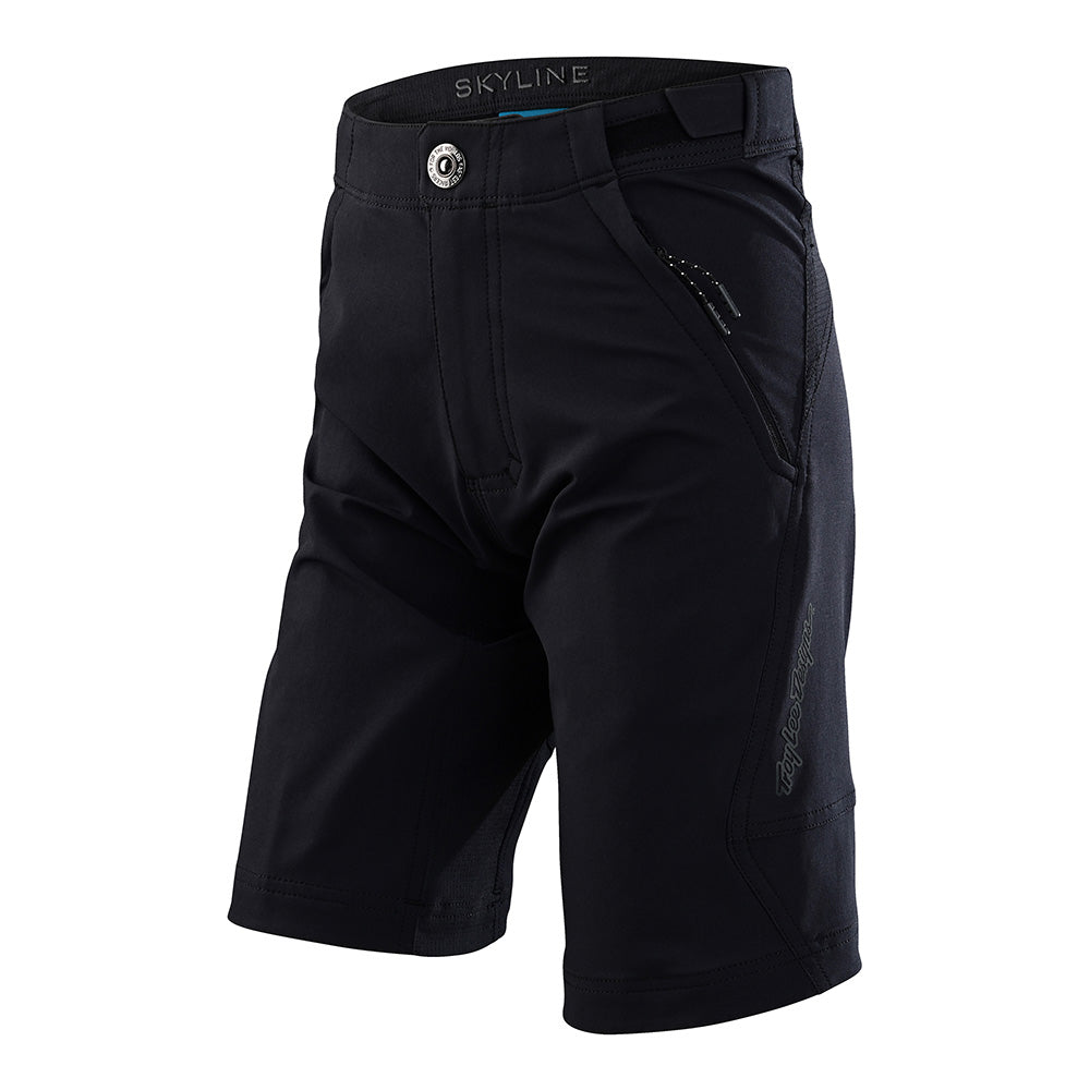 Short Skyline pour jeunes, mono noir
