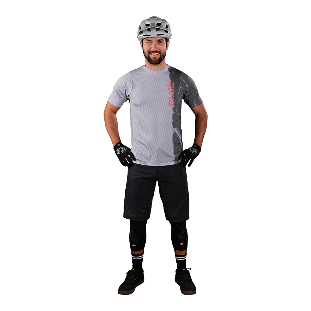 Maillot Skyline Air SS demi-teinture ciment