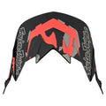 Visière GP Overload Camo Noir / Rouge Fusée