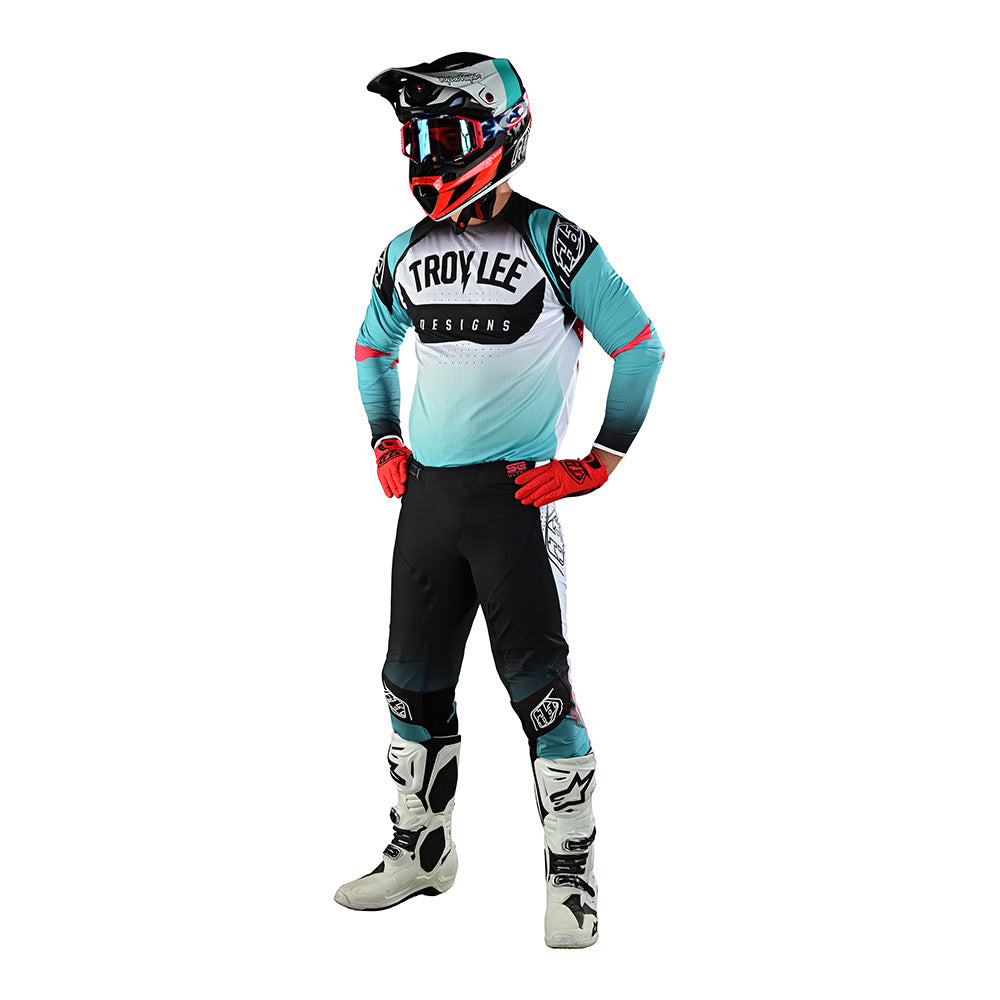 SE Ultra Jersey Arc Turquoise / Neon Melon – Troy Lee Designs Canada