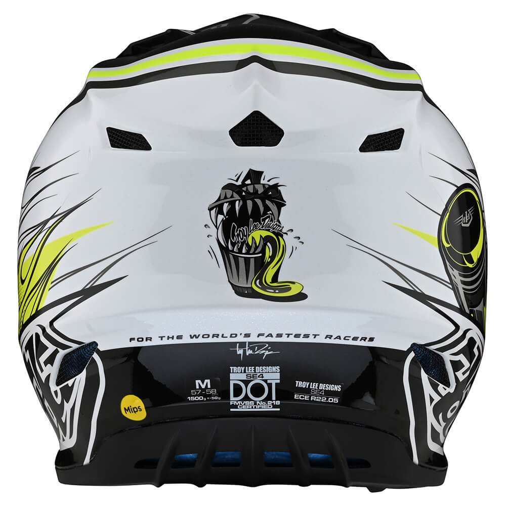 Youth SE4 Polyacrylite Helmet W/MIPS Skooly Black / Yellow