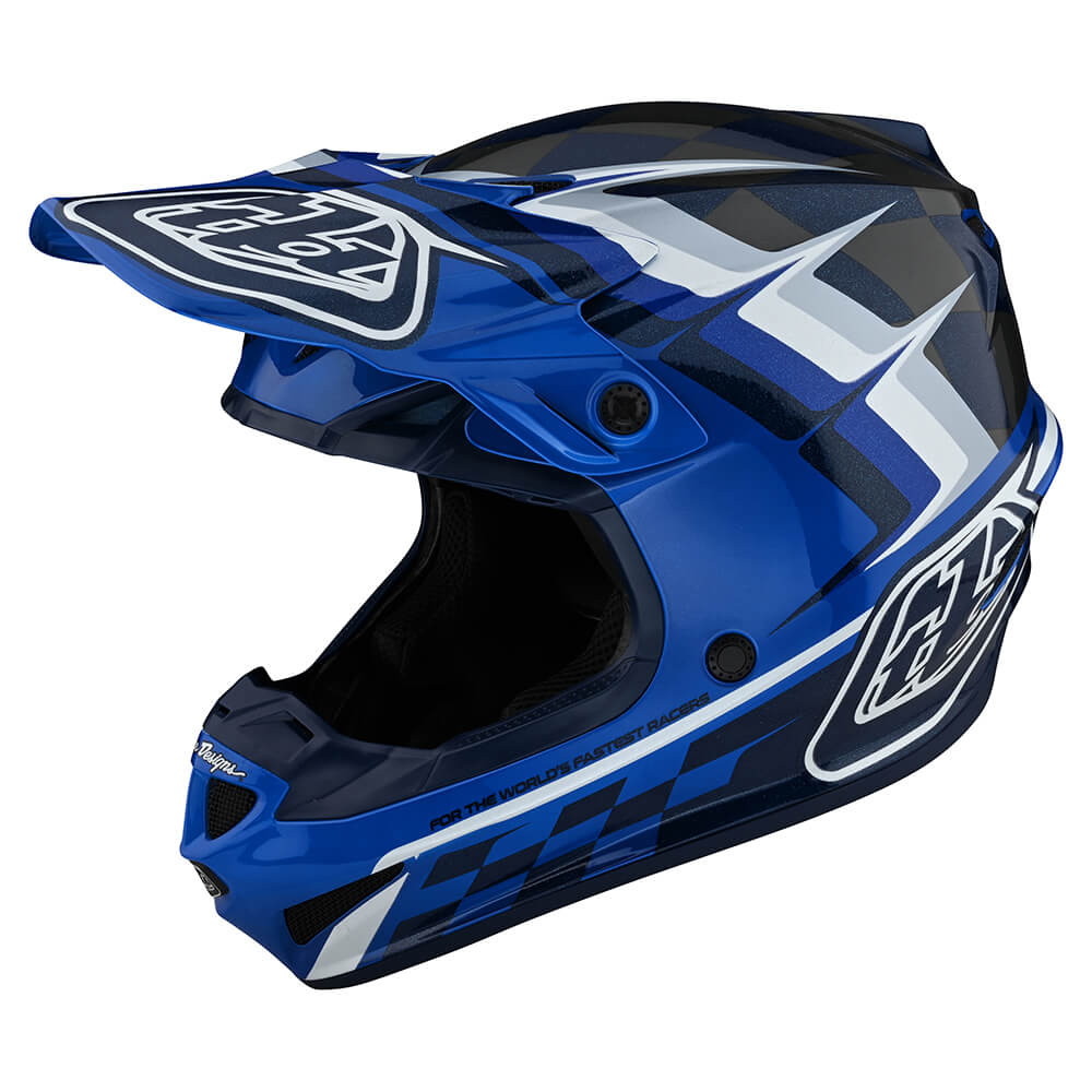 SE4 Polyacrylite Helmet Warped Blue