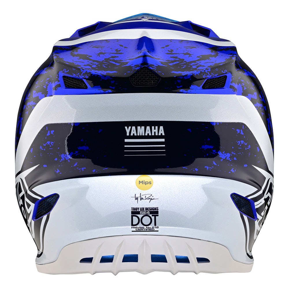 Youth SE4 Polyacrylite Helmet Yamaha OW22 Navy