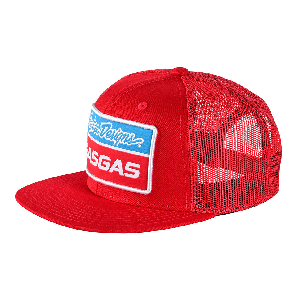 Snapback Hat TLD GasGas Team Stock Red