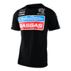 T-shirt à manches courtes pour jeunes TLD GasGas Team Noir