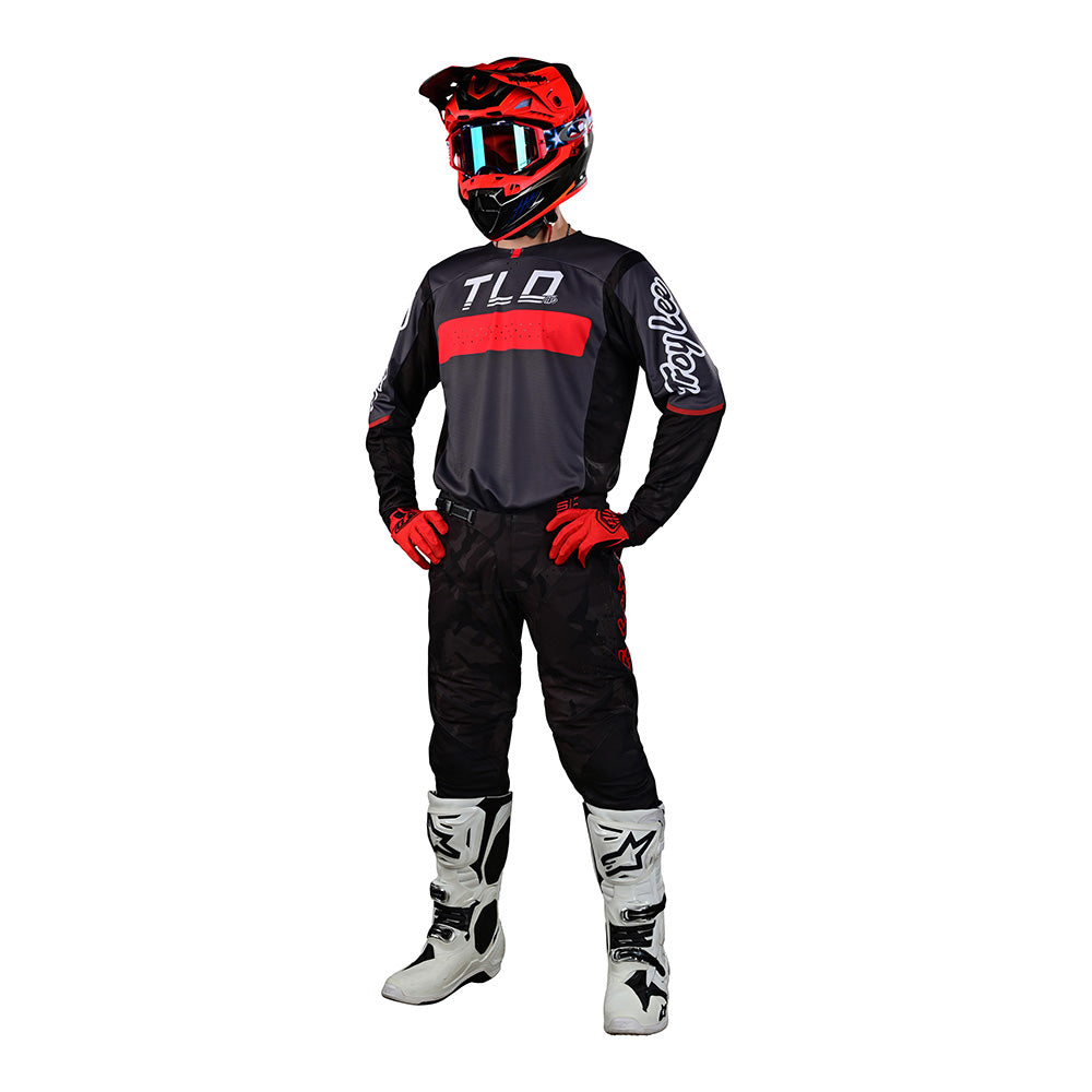 Maillot SE Pro Grid Camo Noir/Gris