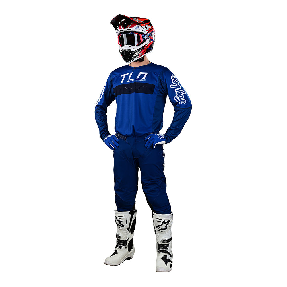 SE Pro Jersey Grid Blue / Navy – Troy Lee Designs