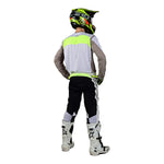 Maillot SE Pro Grid Fog / Jaune fluo