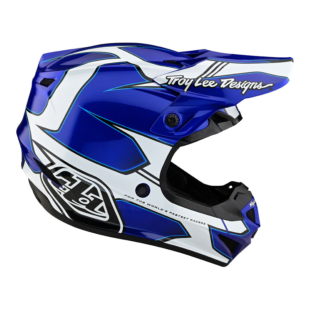 Youth SE4 Polyacrylite Helmet W/MIPS Matrix Blue