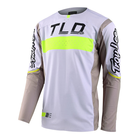 Maillot SE Pro Grid Fog / Jaune fluo