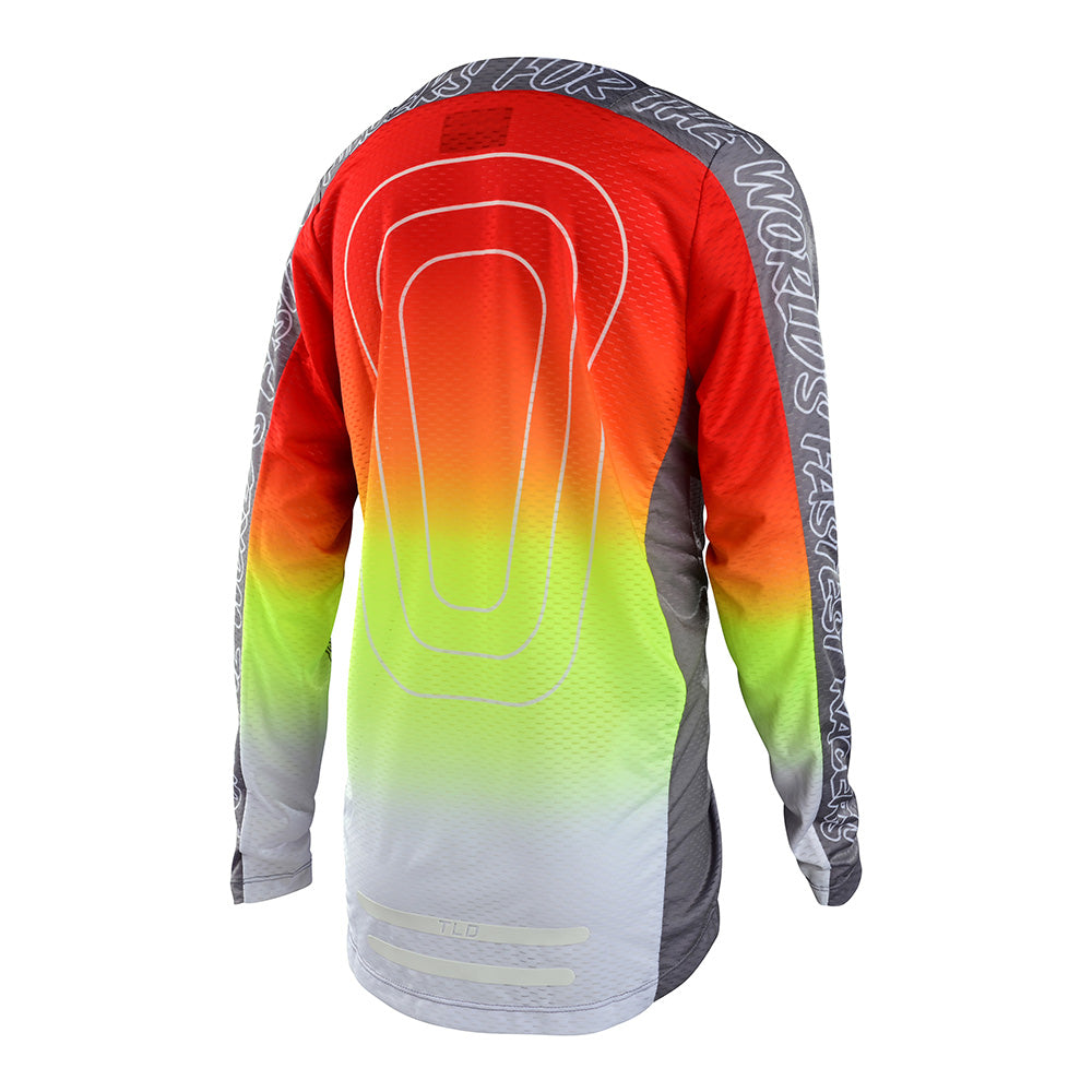 Youth GP Pro Air Jersey Richter Silver / Fire