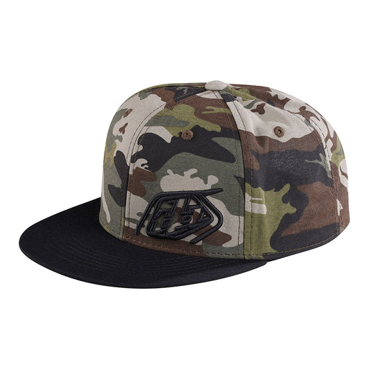 Snapback Hat Slice Camo Vert Armée / Noir
