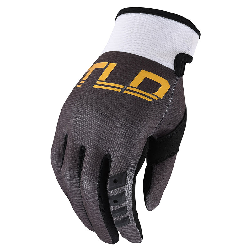 Gants GP pour femmes, gris uni/or