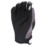 Gants GP pour femmes, gris uni/or