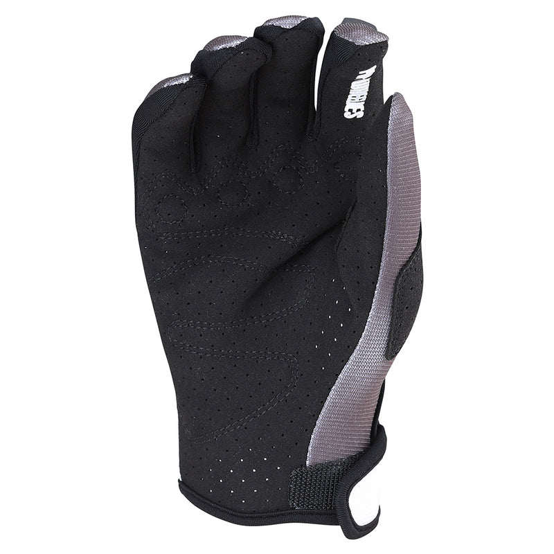 Gants GP pour femmes, gris uni/or