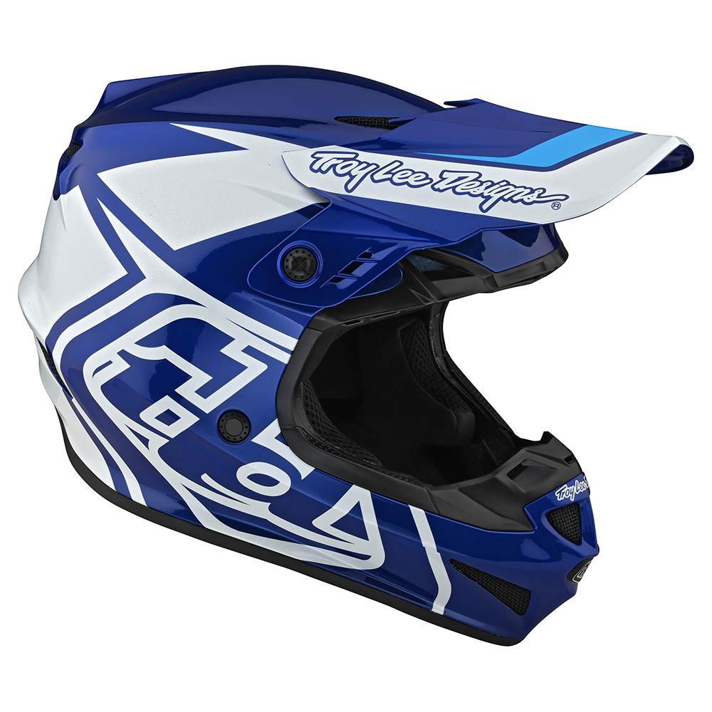 Youth GP Helmet Overload Blue / White