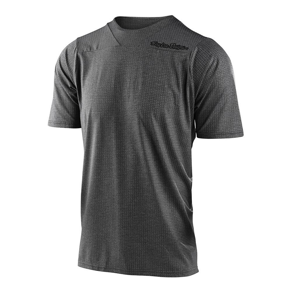 Maillot SS Skyline Solid Heather Gris Foncé