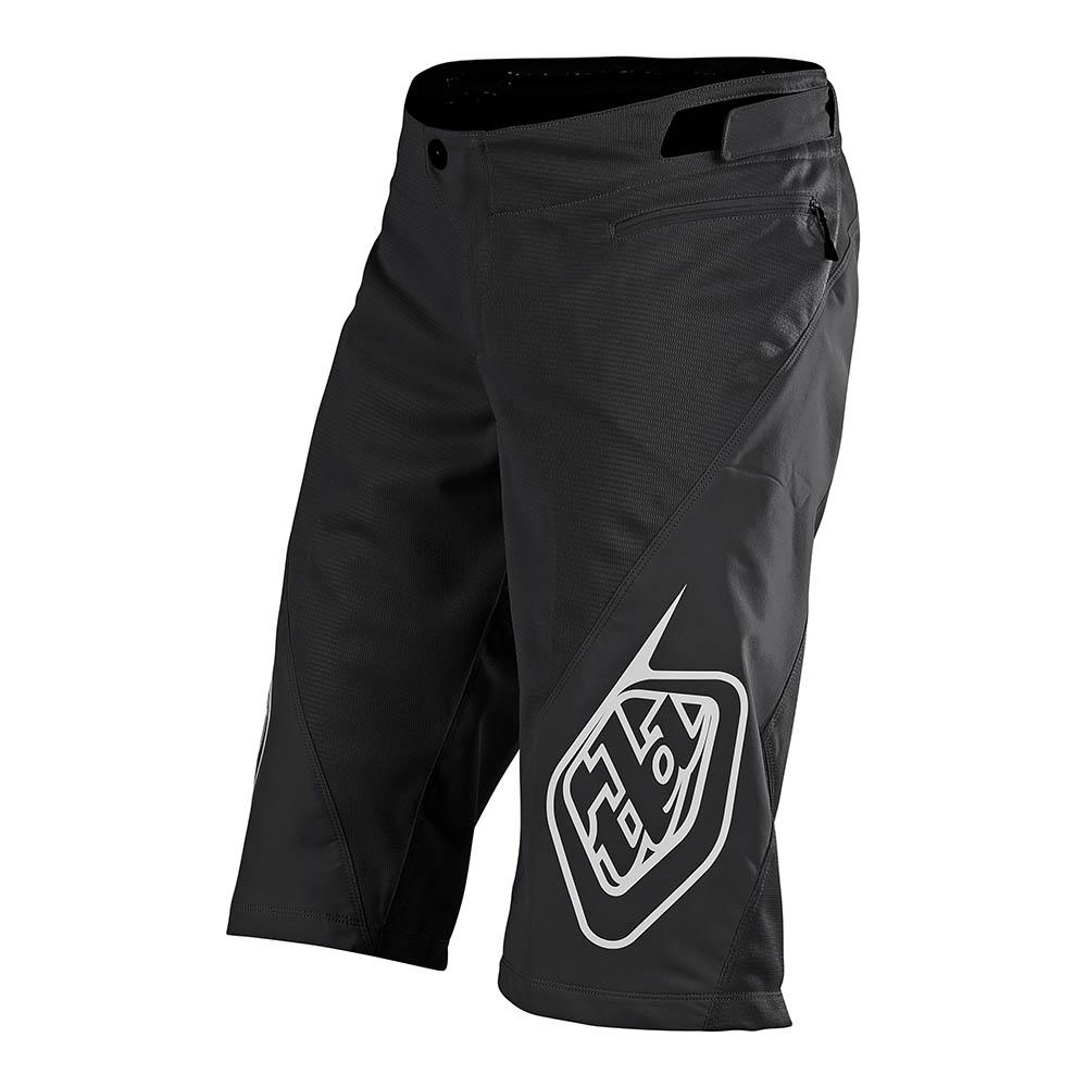 Short de course pour jeunes, noir uni